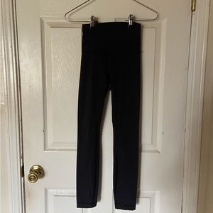 Lululemon black yoga leggings size 0